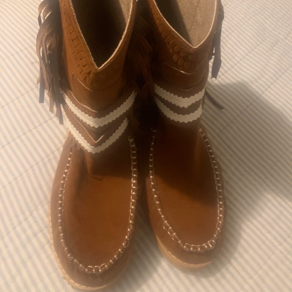 Suede Cloth Booties - Picture 1 of 4